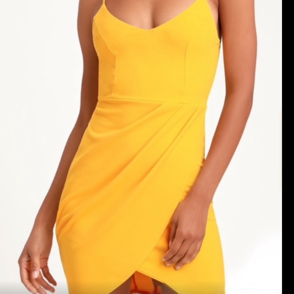 Lulus Yellow Forever Your Girl Dress